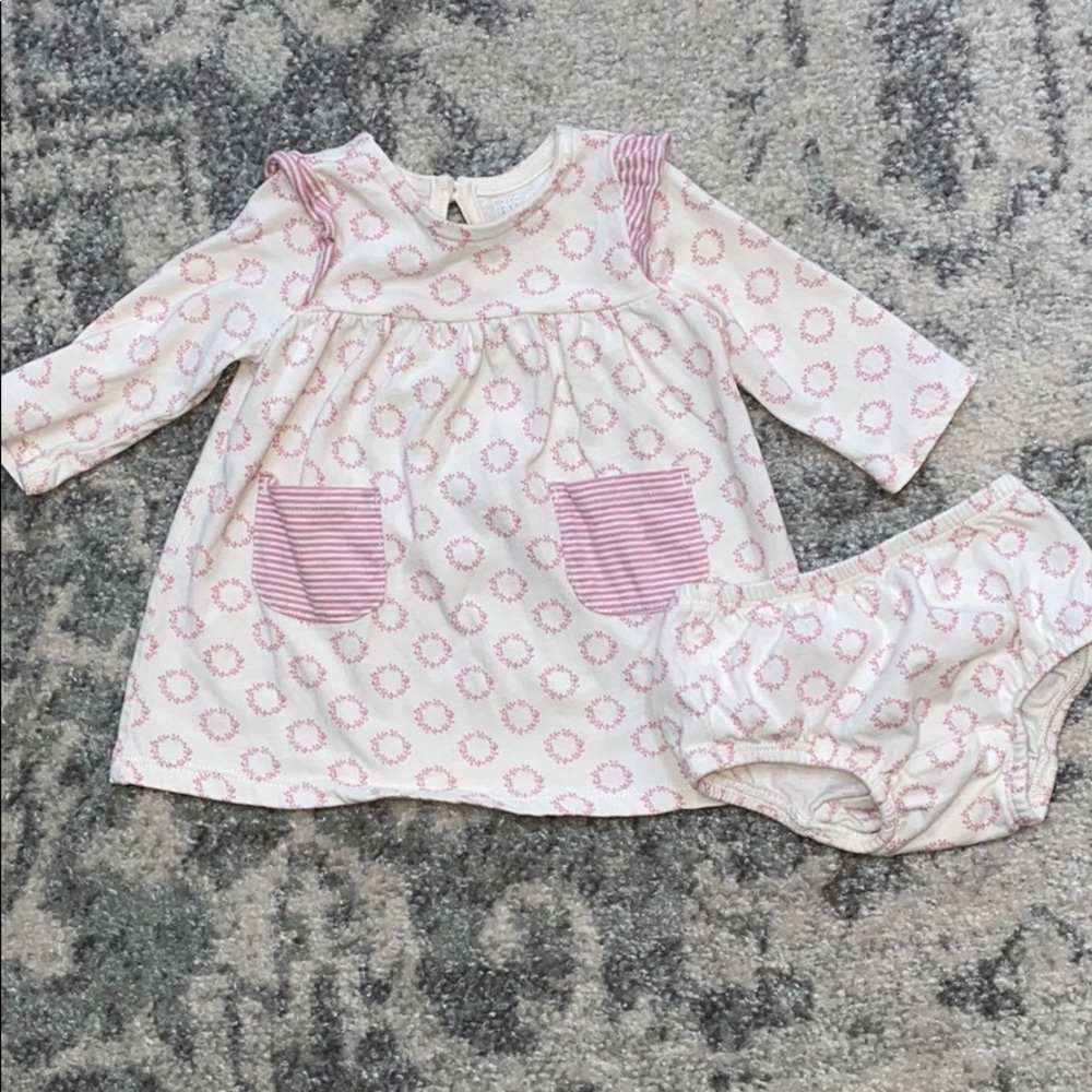 Baby GAP dress and bloomers - organic cotton